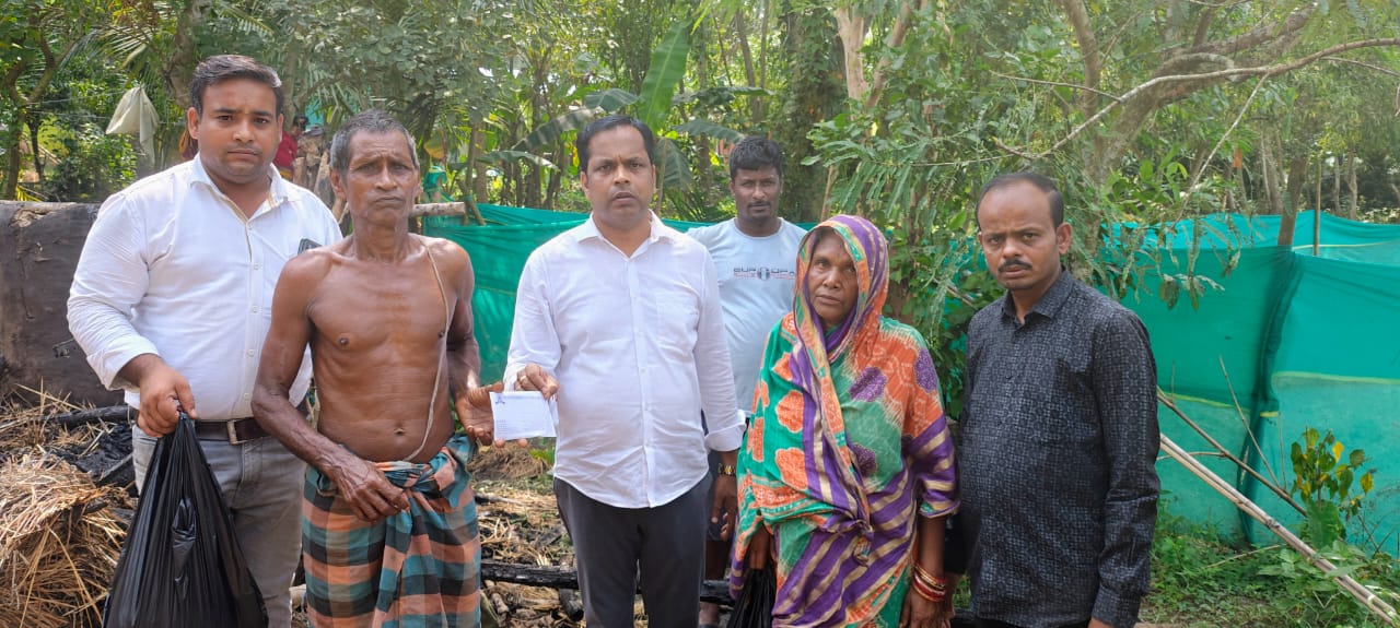 ଅଗ୍ନି ବିପନ୍ନଙ୍କୁ ସହାୟତା